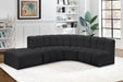 Arc - Faux Leather 5 Piece Corner Modular Sofa - Simple Home Plus
