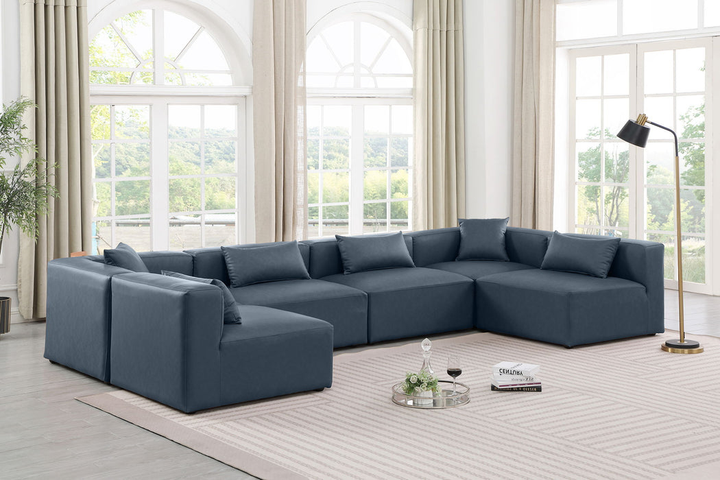 Cube - 6 Piece Modular Armless Sectional - Simple Home Plus
