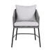 Ditas - Outdoor Patio Dining Chair - Black / Gray - Simple Home Plus