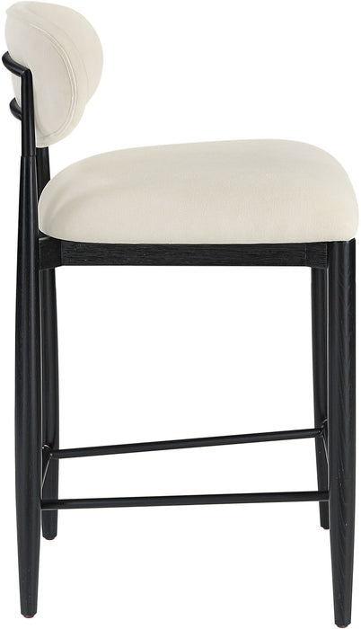 Riccio - Stool - Black Frame - Simple Home Plus