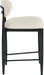Riccio - Stool - Black Frame - Simple Home Plus