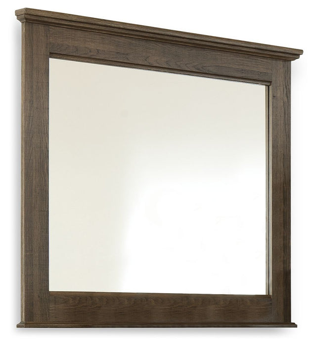 Juararo - Bedroom Mirror - Dark Brown - Simple Home Plus