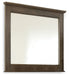 Juararo - Bedroom Mirror - Dark Brown - Simple Home Plus