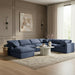 Indulge - Linen 7 Piece Modular Sectional - Simple Home Plus