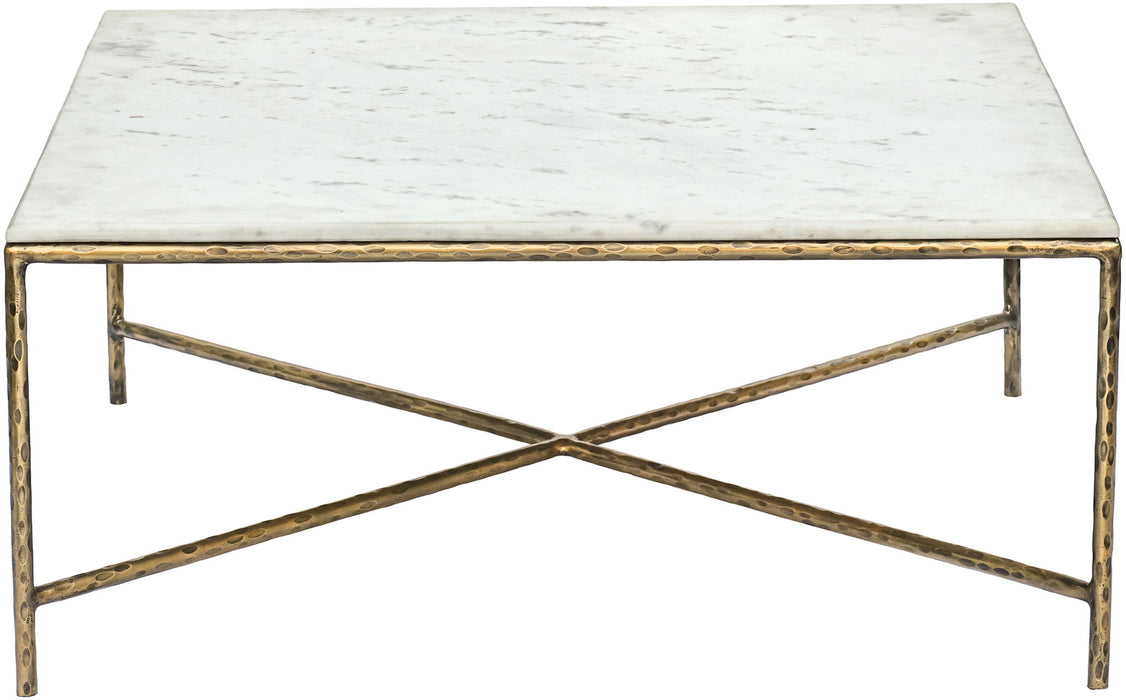 Valen - Marble And Iron Table - Simple Home Plus