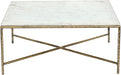 Valen - Marble And Iron Table - Simple Home Plus