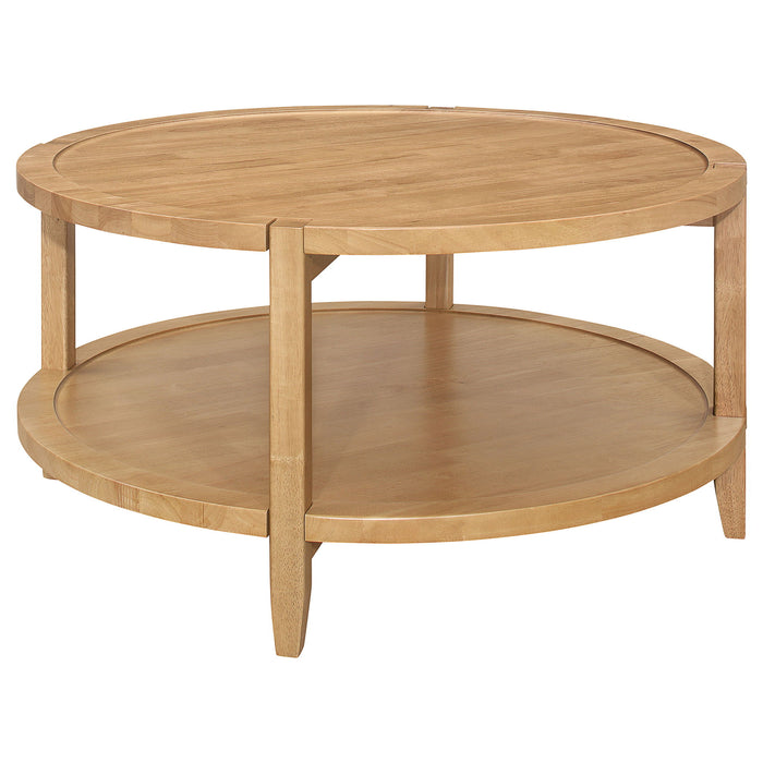 Camillo - Round Solid Wood Table - Simple Home Plus