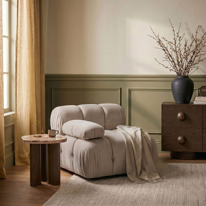 Orin - Velvet Performance Fabric Upholstered Modular Chair