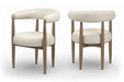 Sable - Vegan Leather Upholstered Dining Chair (Set of 2) - Brown Base - Simple Home Plus