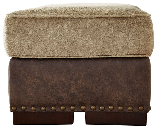 Alesbury - Chocolate - Ottoman - Simple Home Plus