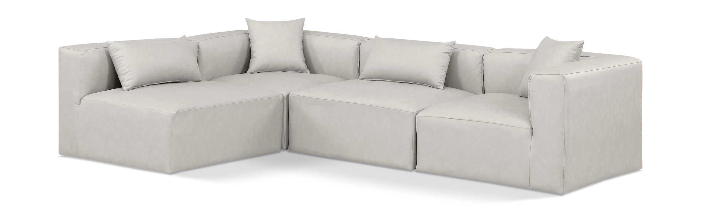 Cube - 4 Piece Modular Corner Sectional - Simple Home Plus