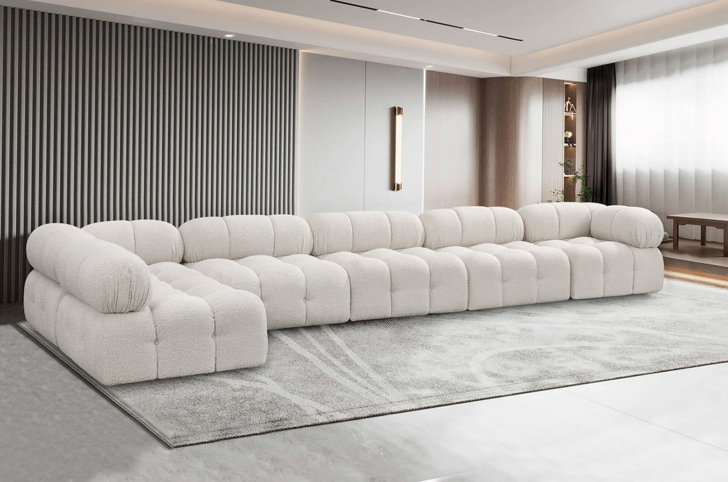 Ames - 6 Piece Modular L-Shaped Sectional - Simple Home Plus