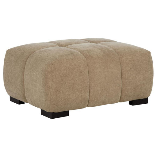Octavia - Upholstered Rectangular Ottoman - Simple Home Plus