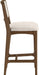Atrium - Counter Stool With Brushed Brown Base (Set of 2) - Simple Home Plus