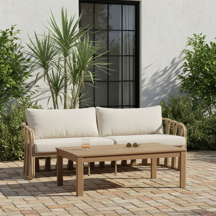 Newport - Acacia Wood Outdoor Patio Table - Simple Home Plus