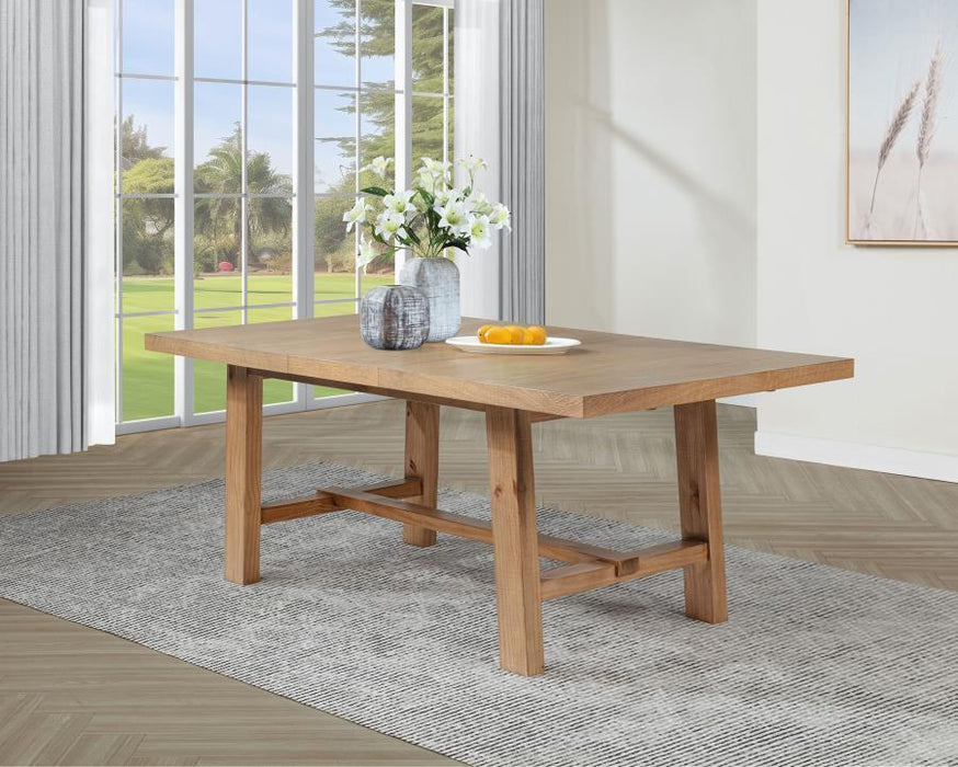 Middleton - Extension Leaf Dining Table - Natural Brown - Simple Home Plus
