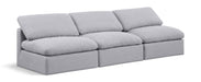 Indulge - Linen 3 Seat Modular Armless Sofa - Simple Home Plus