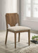 Crestmore - Dining Chair Upholstered Seat (Set of 2) - Walnut - Simple Home Plus
