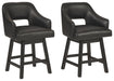 Tallenger - Upholstered Swivel Barstool (Set of 2) - Simple Home Plus