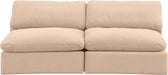 Comfy - Velvet Modular Armless Sofa 2 Seats - Simple Home Plus