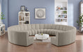 Infinity - 11 Piece Boucle Modular Sectional - Simple Home Plus