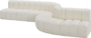 Arc - Faux Leather 7 Piece Modular Sofa - Simple Home Plus
