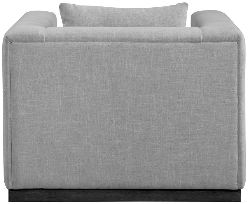Alfie - Linen Textured Fabic Chair - Simple Home Plus
