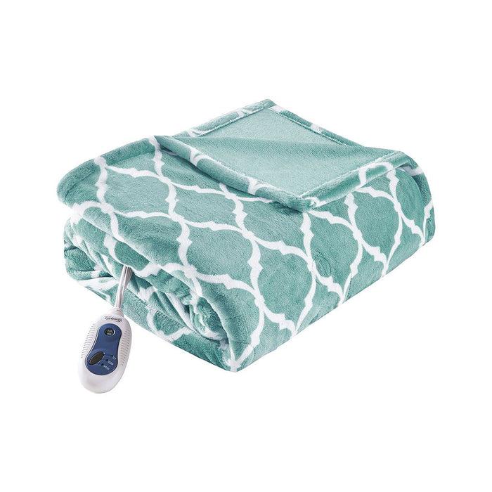 Heated Ogee - Throw - Aqua - Simple Home Plus