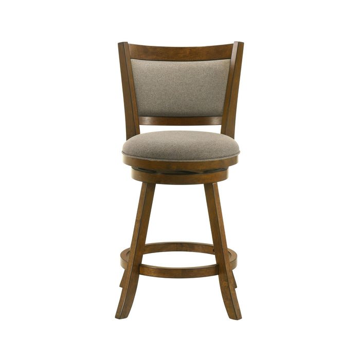 Aiden - Modern Farmhouse Swivel Wood Counter Height Kitchen Bar Stool - Simple Home Plus