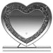 Euston - Heart Shaped Vanity Mirror - Silver - Simple Home Plus