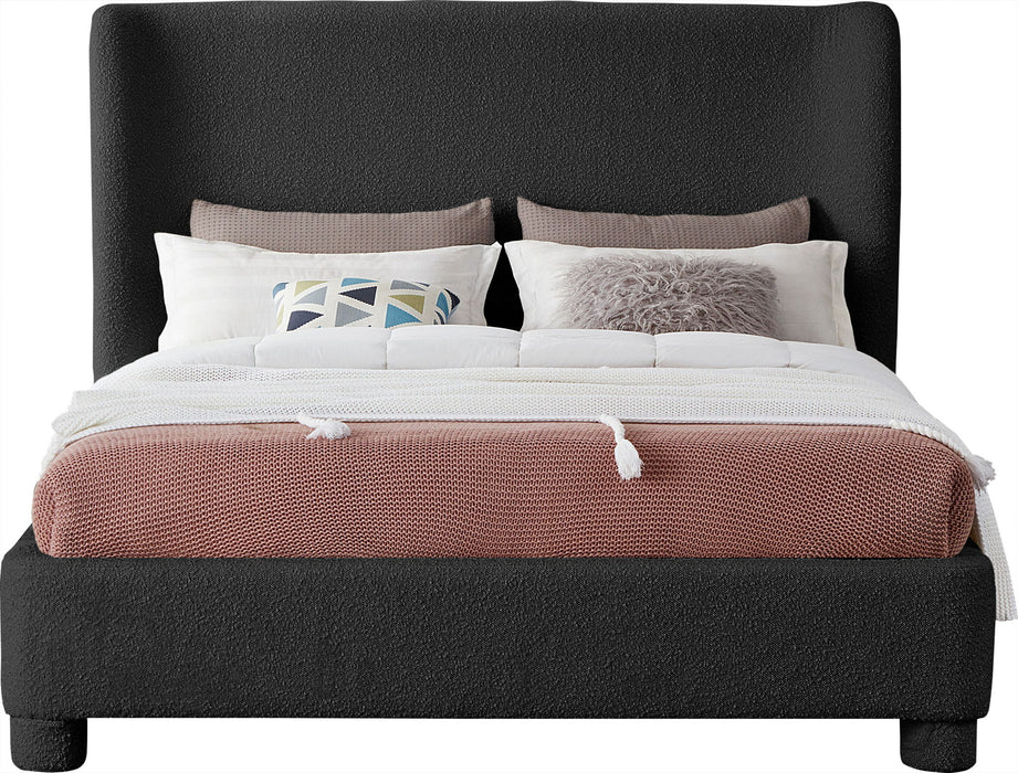 Penny - Boucle Fabric Bed - Simple Home Plus