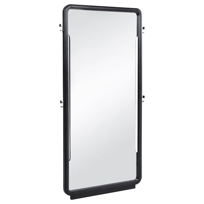 Leandro - 76" Full Length Floor Mirror - Burnished Black - Simple Home Plus