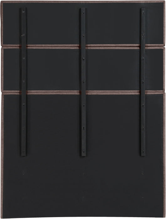 Adam - Linen Fabric Bed With 89" Headboard - Simple Home Plus