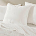 Breeze - Gauze Embroidered Euro Sham - White - Simple Home Plus