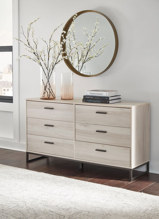 Socalle - Six Drawer Dresser - Simple Home Plus