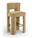 Zuno - Velvet Performance Fabric Upholstered Bar Stool (Set of 2) - Simple Home Plus