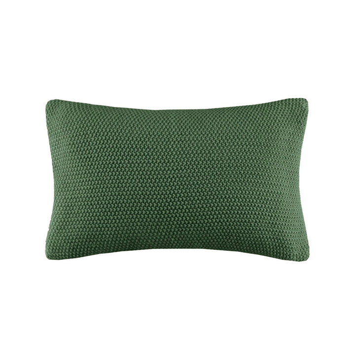 Bree Knit - Oblong Pillow Cover - Green - Simple Home Plus