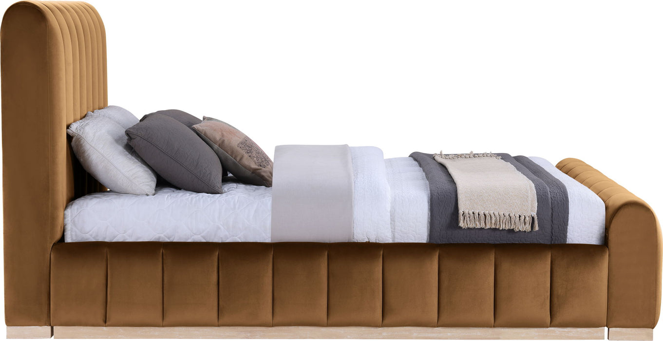 Amara - Velvet Bed - Simple Home Plus