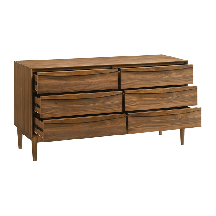 Artemio - 6 Drawer Wooden Dresser - Simple Home Plus