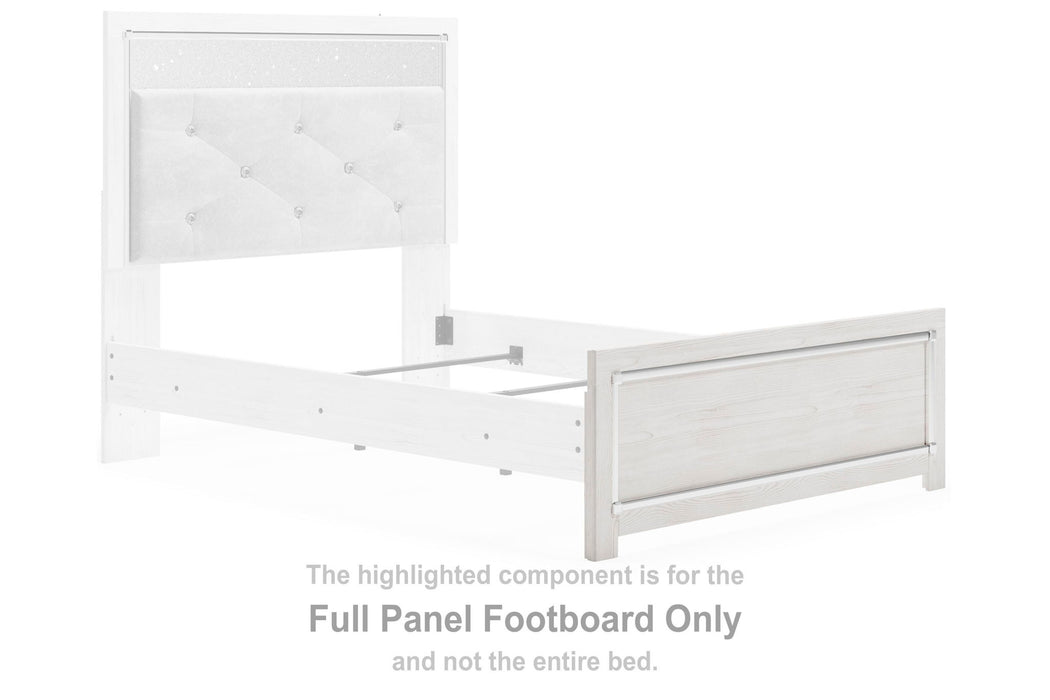 Altyra - Full Panel Footboard - White - Simple Home Plus
