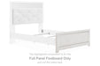 Altyra - Full Panel Footboard - White - Simple Home Plus