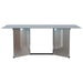 Emery - Rectangular Mirrored Dining Table - Silver - Simple Home Plus