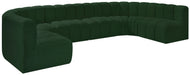Arc - Boucle Fabric 8 Piece Modular Sofa - Simple Home Plus