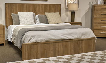 Gramburg - Queen Panel Headboard - Warm Natural Brown - Simple Home Plus