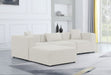 Cube - Linen 4 Piece Modular Sectional With Chaise - Simple Home Plus