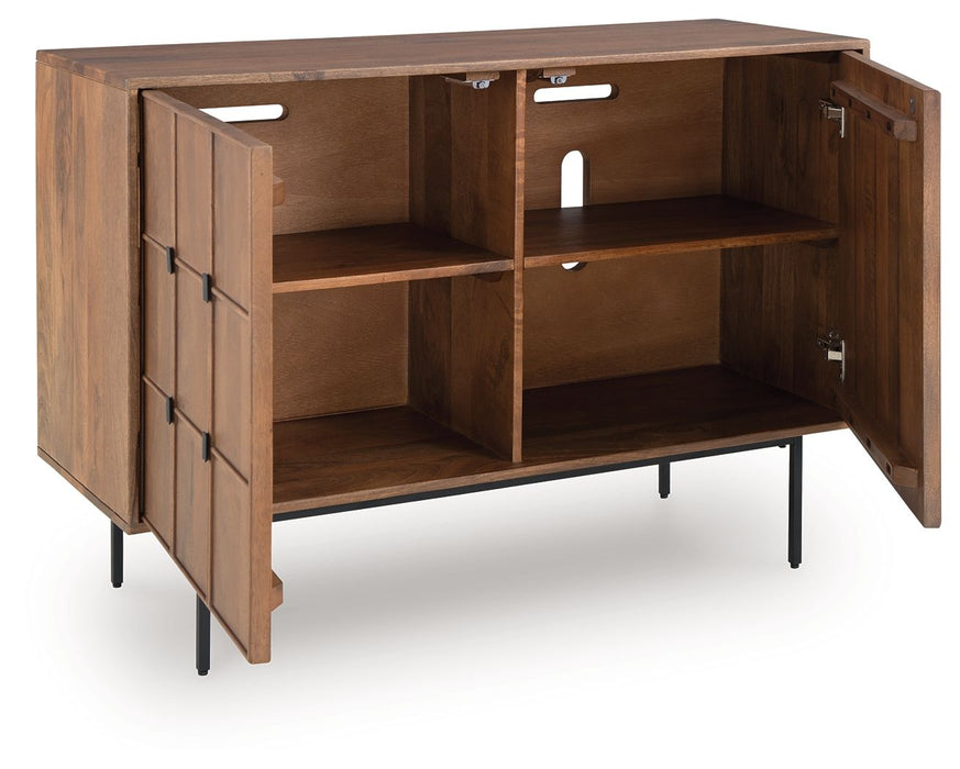 Juddins - Brown - Accent Cabinet - Simple Home Plus