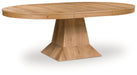 Bracken - Light Brown - Dining Extension Table - Simple Home Plus