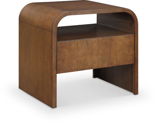 Giada - Solid Wood And Veneer Nightstand - Simple Home Plus