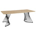 Altus - Composite Wood Dining Table - Natural Oak - Simple Home Plus