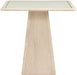 Atrium - Glass Top And Wood Base Dining Table - Simple Home Plus